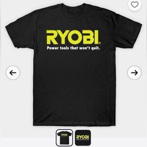 Ryobi black T-shirt size 2 XL
